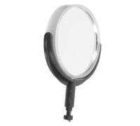 DIYEAH Biological Microscope Reflecting Mirror with Adjustable Angle and 360 Degree Rotation, Double Side Plane Concave Reflector Made of Iron for Exploring Microstructures and Classroom