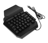 DIYEAH Black 40-key Backlight Gaming Keyboard with Accurate Operation and Easy to Install Abs Material for Playing Games and Dorm Use, Compact E-sport Computer Game Keyboard for Young