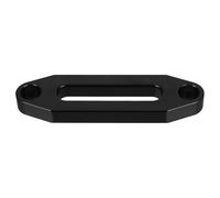 DIYEAH Black Aluminum Alloy Hawse Fairlead 124mm Winch Guide