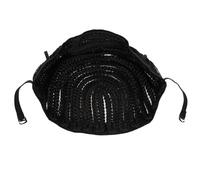 DIYEAH Black Braided Wig Net Cap with Breathable Crochet Design, Chemical Fiber Wig Liner Protecting Natural Hair, Simple and Fashionable for Women