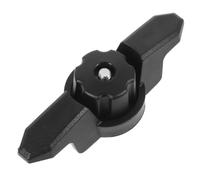 DIYEAH Black Nylon Small Boat Cleat with Wear Resistance and Easy to Use Features, Kayak Cleat for Dock and Rope Mooring Accessories