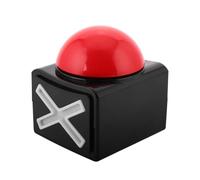 DIYEAH Black Trivia Game Buzzers Sound for Classroom and Party, Interactive Answer Button Set for Game Shows and Talent Competitions