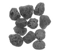 DIYEAH Black Volcanic Rock Aquarium Gravel 200g Meteorite Natural Decorative Stones for Fish Tank and Garden Decor Unique Textures and Wear-resistant Properties