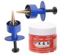 DIYEAH Bloodworm and Red Worm Catching Clamps Set Elastic Bands, Portable Baits Clips for Fishing, Sturdy Multifunctional Fish Catching Tools for Outdoor Angling