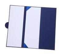 DIYEAH Blue Paper Certificate Protector with Rounded Corners Easy to Carry and Portable Elegant Design Certificate Cover Birth Or Marriage Documents