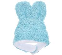 DIYEAH Blue Plush Rabbit Hat with Ears for Cats and Dogs, Lovely Pet Costume Accessory for Photo Shoots and Pets Birthday Parties