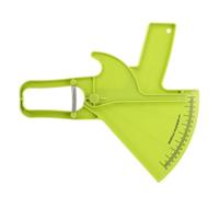 DIYEAH Body Fat Caliper Measuring Tool Skinfold Clamp Accurate Body Fat Assessment Device for Men and Women Fitness Monitoring with Green Sturdy Plastic Design