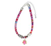 DIYEAH Bohemian Ethnic Style Cat Collar with Bell Quick Release Breakaway Buckle Fabric Pet Neck Decor for Walking and Playing