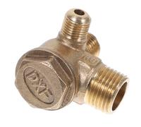 DIYEAH Brass Air Compressor Check Valve Non-Return Valve High Strength Corrosion Resistant for Air Pump Pipeline Connection Compatible with Piston Compressors