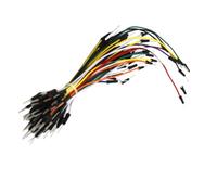 DIYEAH Breadboard Jumper Cable Kit 65pcs round Head Wires Lightweight for DIY Projects and Test Circuit Applications