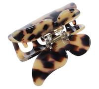 DIYEAH Butterfly Hair Claw Clip for Women Light Tortoiseshell Acetate Hair Accessory Medium Size for Daily and Party Use