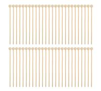 DIYEAH Cake Pop Sticks Wooden 6-inch 200pcs Ball End for Dessert Decoration and Marshmallow Sweets