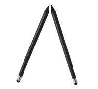 DIYEAH Capacitive Stylus Pens for Writing and Doodling Black for Tablets and Phones 2pcs round Side Design with High Sensitivity and Versatile Use on Touch Screens