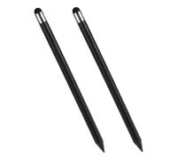 DIYEAH Capacitive Stylus Pens Plastic High Precision Stylus Pens 2pcs Black with Comfortable Grip round Side Design for Writing and Doodling for Phones and Tablets on Touch Screens