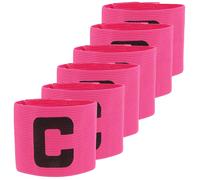 DIYEAH Captain Badge Injury Prevention and Team Captain Identification 6pcs Nylon Adjustable Soccer Armband for Team Training and Matches for Suitable for Adult and Youth Football Players