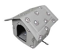 DIYEAH Cat Pet House Square Bench Design Foldable for Indoor Use Made of Material Provides Cozy Cave Bed for Pets as Cat Shelter Bed House for Kittens