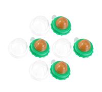 DIYEAH Cat Sugar Licker Toy 4pcs Edible Cat Licking Candy Balls Wall Stick Treats Kitten Lickable Wall Candy Catnip Lollipops