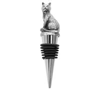 DIYEAH Cat Wine Bottle Stopper - Wine Saver for Standard Bottle to Keep Beverage Fresh - Leakproof & Reusable - for Kitten Lovers Women Men Birthday Mother's Day Christmas