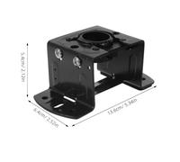 DIYEAH Ceiling Fan Mounting Bracket Dragon Phoenix Design Iron Metal Black | Multi-hole Design with Adjustable Screws, Powder-coated Finish, Supports Large Ceiling Fans, Suitable for Retrofit and New