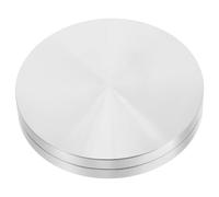 DIYEAH Ceramic Clay Pottery Wheel: 12x12x1.9cm Ceramic Pottery Trimming Turntable - Hand-Controlled Alloy Spinner for Clay Modeling
