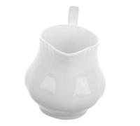 DIYEAH Ceramic Milk Frothing Pitcher 200ml Small Porcelain Milk Jug with Handle Bone China Creamer for Coffee Tea Latte Art Home Brewing