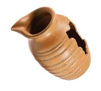 DIYEAH Ceramic Waterfall Jar Efficient Water Circulation System, Elegant Tabletop Fountain Decor for Fish Tanks and Garden Outdoor Use, Creative Flowing Water Design