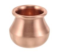 DIYEAH Chinese Fire Cupping Cup, Copper Mobile Guasha Massage 3" | Copper Cup Jar, Meridian Scraping Equipment, Spa Wellness Supplies, Heated Vacuum Inducing Tank,