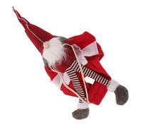 DIYEAH Christmas Pet Dog Costume Santa Gnome Riding Suit Small Cosplay Outfit Puppy Clothes for Holiday Party and Festive Pet Supplies
