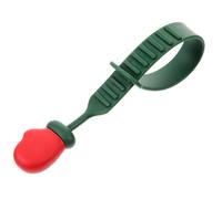 DIYEAH Christmas Silicone Toilet Seat Lifter, Creative Toilet Lid Handle, Easy to Install, Green, 9. 44 X 1. 18 Inches