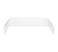 DIYEAH Clear Acrylic Keyboard Cover Protector, Anti-cat Keyboard Bridge Desktop Monitor Stand Transparent Computer Heightening Rack 15. 74 X 7. 87 X 3. 14 Inch