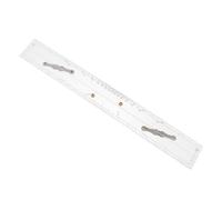 DIYEAH Clear Acrylic Navigation Parallel Ruler with Pull Design for Precise Chart Plotting Nautical Tool for Ship Captains Pilots and Ocean Research
