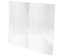 DIYEAH Clear Acrylic Open Fan Shaped Book Stand for Reading and Display Transparent Thick Holder for Cookbooks Magazines Music Versatile Kitchen Living Room Study Desk Accessory