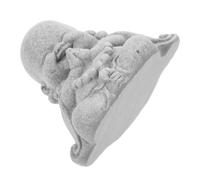 DIYEAH Compact Vintage Buddha Statue for Fish Tank Aquarium Decoration Small Peaceful Figurine for Indoor Aquascaping and Outdoor Garden Accessories Miniature Landscaping Prop for Calming