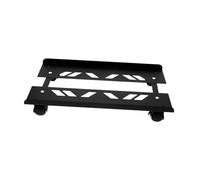 DIYEAH Computer Host Bracket Mobile Stand Wheels Steel Frame under Desk Office Use CPU Tower Holder