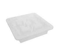 DIYEAH Concrete Hollow Brick Mold for Outdoor Garden Paving and Wall Decoration, Reusable Plastic Cement Form with Weather Versatility, 10 X 10 Inch Decorative Concrete Brick Mold