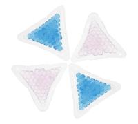 DIYEAH Cooling Packs 4pcs Triangle Gel Ice Packs Made of PVC Hot Cold Compress for Fatigue Relief and Physical Cooling Therapy Portable Design