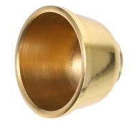 DIYEAH Copper Offering Bowl Chalice Goblet, Golden Copper, Chalice Shape, for Temple Religious Ceremonies, Buddhist Worship Cup