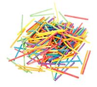 DIYEAH Craft Colored Yellow Smooth 1000pcs Wood Sticks Matchsticks Surface Season Non-Waxed Graduation for Camp and Party for Students