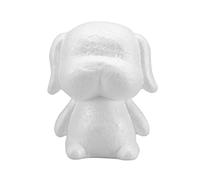 DIYEAH Craft Modeling Foam Puppy Polystyrene Foam for DIY Styro Crafting White Puppy Shape