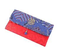 DIYEAH Creative Embroidered Red Packet Bag Practical Spring Festival Change Pouch Portable Coin Storage with Durable Odorless for Giving and