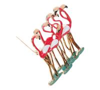 DIYEAH Creative Flamingo Shaped Alloy Brooch Pin for Women, Fashion Clothes Accessory, Elegant and Adorable Design Suitable for Parties and Daily Wearing