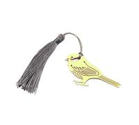 DIYEAH Creative Gold Bird Bookmark Vintage Metal Bookmark Tassel Chinese Folk Style Collectible Elegant Stationery for Readers Students and Writers
