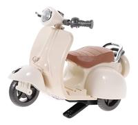 DIYEAH Creative Hamster Motorcycle Rotating Musical Light-up Desktop Ornament for Small Pets Bite-resistant Plastic Encourages Exercise and Coordination for Hamster Play and Exploration