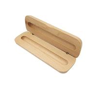 DIYEAH Creative Multi-Function Solid Color Maple Wood Pencil Case Single Pen Holder for Office Supplies and Stationery Storage for Students and Professionals
