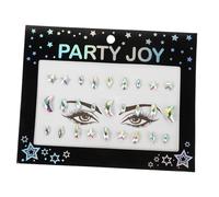 DIYEAH Crystal Diamond Stickers Face Art DIY Rhinestone Stickers Sparkly Face Decoration for Party Costume Temporary Tattoos