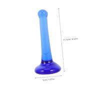DIYEAH Crystal Glass Grinding Pestle Rod for Artists Muller for Oil Tempera Paint Pigment Grinding for Watercolor and Mineral Powder Professional and Student Use