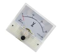 DIYEAH Dc Analog Needle Voltmeter Panel for Electronic and Auto Circuits Scale Voltage Gauge White Easy to Read Dc Voltage Measurement Tool