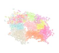 DIYEAH Decorative Clay Sprinkles, Polymer Clay Embellishments for Crafts, 9 Bags Assorted Colours, Glow the Dark, Lightweight, for Parties and DIY Accessories