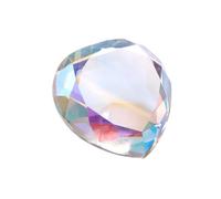 DIYEAH Decorative Heart-Shaped Simulation Diamond Hand Model Prop for Manicure Nail Art Display, Large Female Fake Crystal Rhinestone Photo Accessory for Nail Salon and Photography