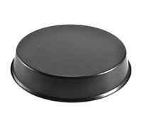 DIYEAH Deep Round Cake Pan Non-Stick Carbon Steel Baking Tray for Pizza and Bread Double-Coated Surface Easy Clean and Demould Energy Saving Bakeware for Oven and Household Use